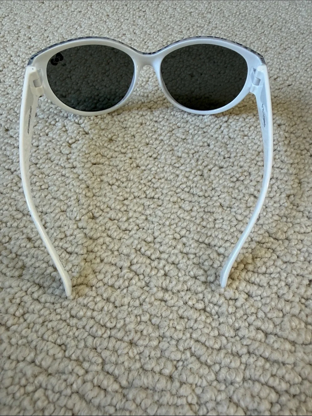 Sanrio Kids Leopard Print Sunglasses with Black Lenses and Pink Bow Accent